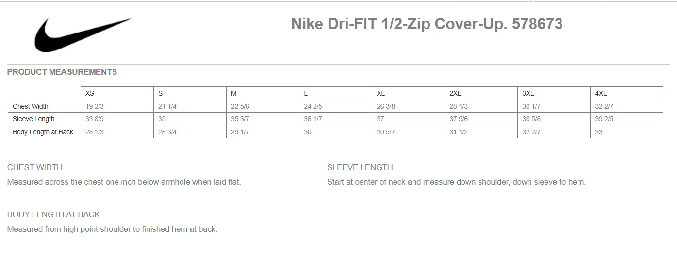 KMD-215 | Nike Dri-FIT 1/2-Zip Cover-Up - Image 4